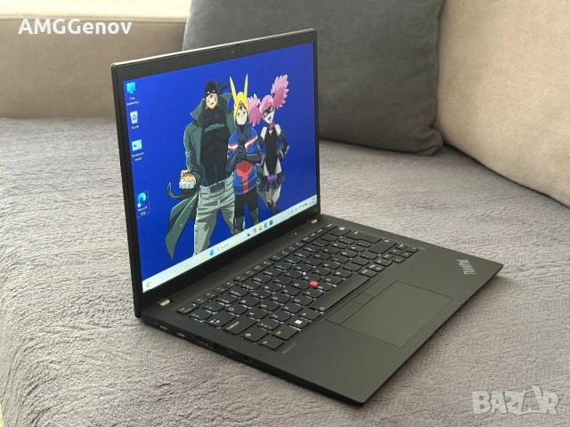 14'FHD+IPS Touch/i7-1365u/Lenovo Thinkpad T14s Gen4/32GB LPDDR5x/512GB, снимка 4 - Лаптопи за работа - 53571319