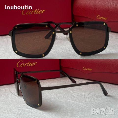 Cartier мъжки слънчеви очила, снимка 4 - Слънчеви и диоптрични очила - 45429334