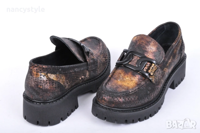 NEW! Дамски лоуфъри естествена кожа, снимка 3 - Дамски ежедневни обувки - 51997415