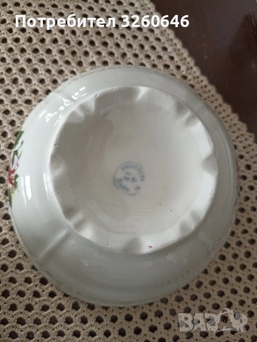 Стар български порцелан , снимка 3 - Чинии - 54231602