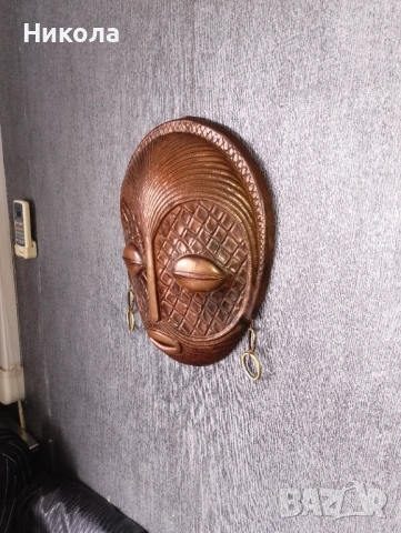 Медна маска, снимка 2 - Други - 50451309