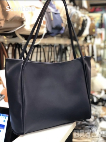 Класическа дамска чанта от естествена кожа , снимка 2 - Чанти - 53784949