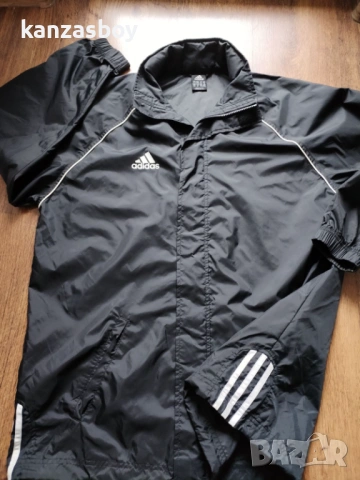 adidas All Weather Jacket - страхотно мъжко яке-ветровка ХЛ, снимка 2 - Спортни дрехи, екипи - 53964956