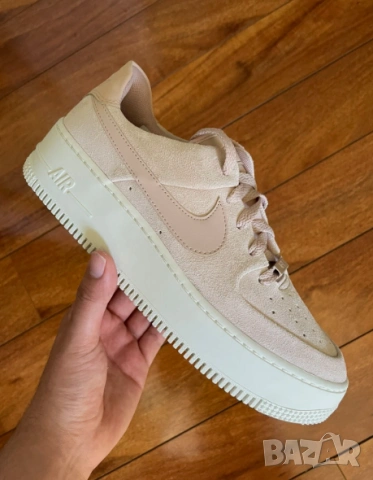 маратонки / кецове Nike Air Force 1 Sage Low Particle Beige AF1 номер 39, снимка 6 - Маратонки - 53787435