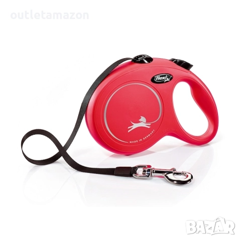 Автоматичен повод flexi Classic Large - 8м лента, до 15 кг