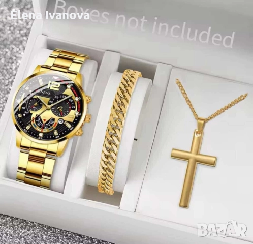 Мъжки комплект от медицинска стомана