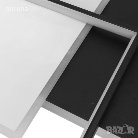 Модерна ЛЕД LED таванна лампа, полилей 3 цвята дистанционно 217, снимка 8 - Лампи за таван - 51536606