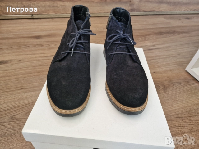 Дамски боти естествен набук, снимка 2 - Дамски боти - 52056516