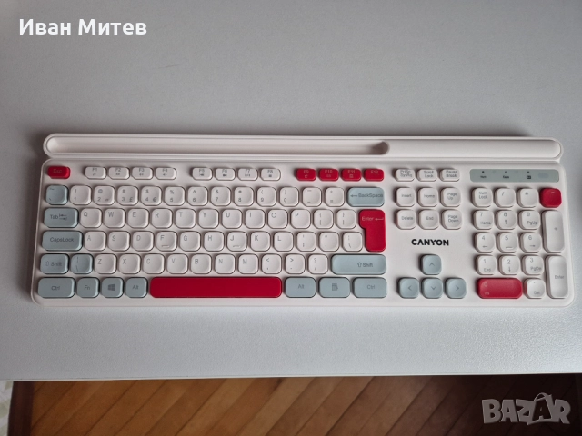 Безжична клавиатура и мишка - Canyon HSET-W5, снимка 2 - Клавиатури и мишки - 52698065