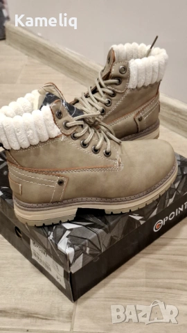 Бежово детски боти, снимка 2 - Бебешки боти и ботуши - 53676624