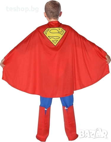 Детски костюм на Супермен за деца, оригинални DC Comics, с подплатени мускули, снимка 2 - Други - 53926256