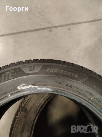 2бр.зимни гуми 235/55/19 Bridgestone, снимка 3 - Гуми и джанти - 53218439