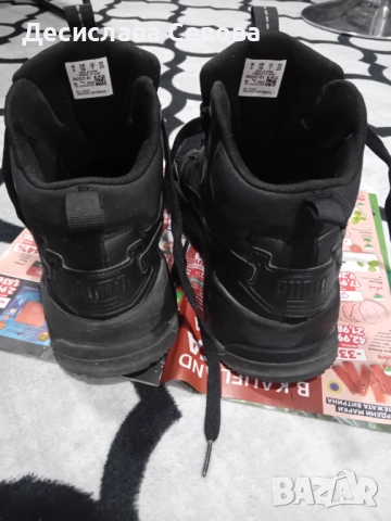 Боти PUMA X-RAY SPEED MID WTR BLACK, снимка 5 - Дамски боти - 51475097