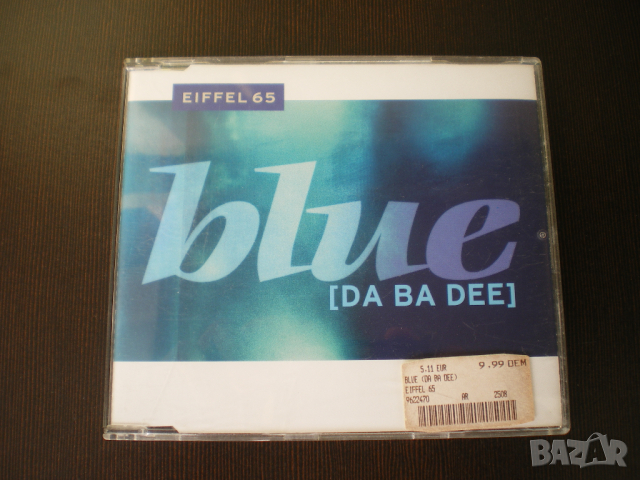 Eiffel 65 ‎– Blue [Da Ba Dee] 1999 CD, Maxi-Single, снимка 1 - CD дискове - 45040360
