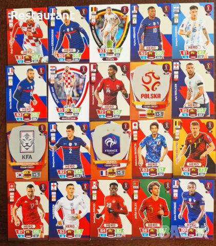 Футболни картички футболисти PANINI - Световна купа 2022 WORLD CUP, снимка 3 - Фен артикули - 45479712