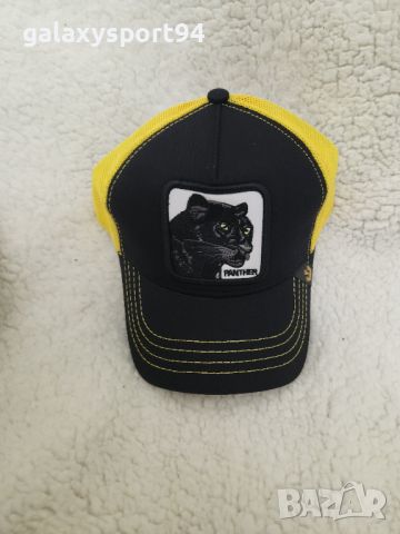 GOORIN BROS шапка Black Panter Черна + Сиво Пантера шапка с Козирка Фенска лято24, снимка 6 - Шапки - 45398022