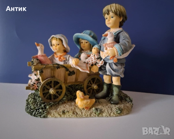 Красива Стара Фигура Статуетка Англия, снимка 5 - Колекции - 53594547