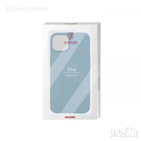 Калъф силикон X-Level Thin Dynamic /Сив/ за iPhone 17 Pro Max 6.9 Баркод : 3133353