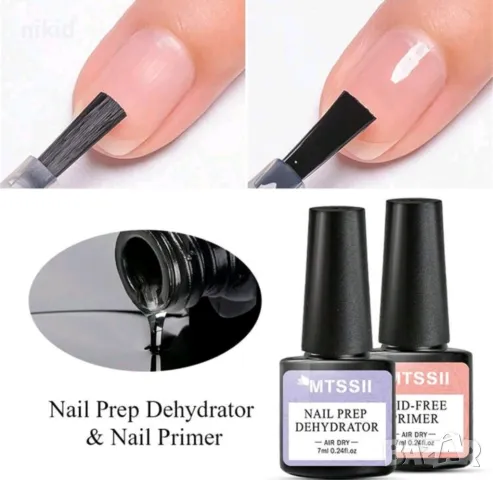 7 ml Primer Dehydrator праймер праймър Дехидрататор обезмаслител UV Gel нокти маникюр, снимка 3 - Продукти за маникюр - 48119198