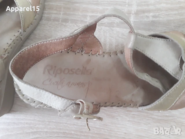 Riposella вносни сандали от естествена кожа, 38, снимка 5 - Сандали - 50929934