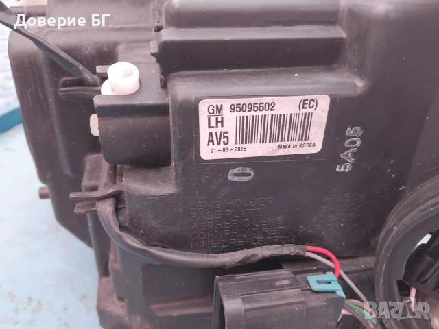 Оригинален ляв фар за Chevrolet Aveo T300 (2011-2015) - GM 95095502, снимка 5 - Части - 53838120