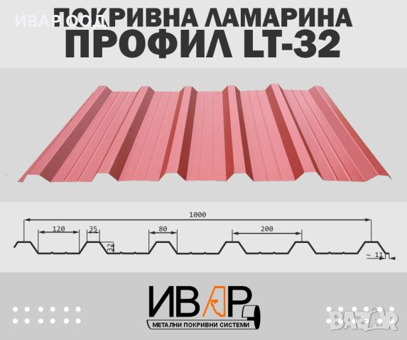 Производство на LT Покривна Ламарина / Трапецовидна Покривна Ламарина, снимка 2 - Строителни материали - 46375153