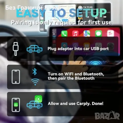 Нов Безжичен CarPlay адаптер MINIX за Apple iOS – Стабилна връзка кола, снимка 6 - Друга електроника - 47589064