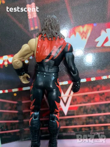 Екшън фигура WWE Kane The Big Red Machine Elite figure Кейн mattel wwe, снимка 11 - Колекции - 49511443