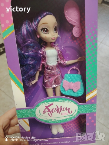 Модна детска кукла Fashion Girl – 26 см, снимка 2 - Кукли - 52851014