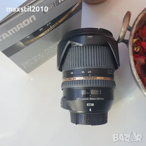 Обектив Tamron SP 24-70mm f/2.8 Di VC USD за Nikon, снимка 1 - Обективи и филтри - 48377517