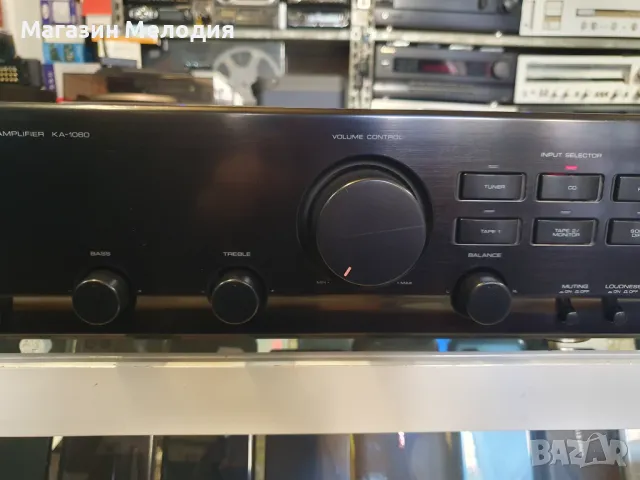 Усилвател Kenwood KA-1060 Две по 60 вата на 4 ома  В отлично техническо и визуално състояние., снимка 4 - Ресийвъри, усилватели, смесителни пултове - 48566772