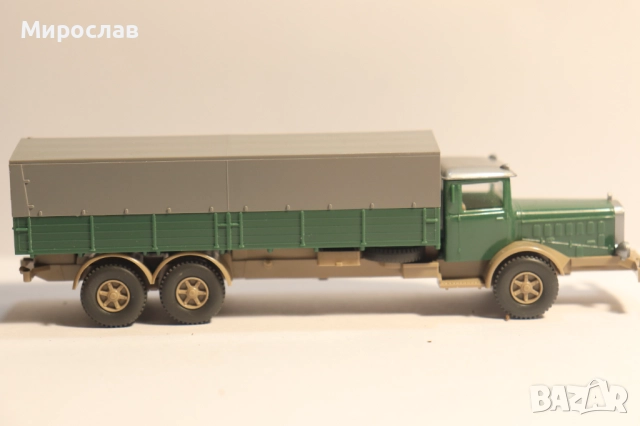 WIKING H0 1/87 MERCEDES КОЛИЧКА КАМИОН МОДЕЛ, снимка 4 - Колекции - 52501585