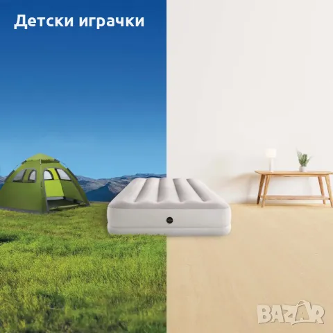 Надуваем матрак INTEX Twin Dura-Beam Prestige, 99 x 191 x 30 см, Mid-rise Airbed USB150 , снимка 2 - Надуваеми легла - 49927269