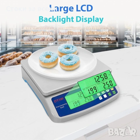 Мини електрическа везна 30 кг DT-580, снимка 5 - Електронни везни - 53309303