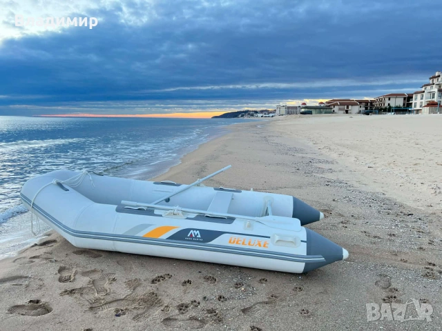 Продавам надуваема лодка AQUA MARINA с бензинов двигател Honda BF6DH LHU