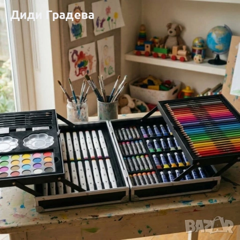 ​🎨 АРТ КУФАР ЗА ДЕЦА – 132 ЧАСТИ! 🌈, снимка 3 - Други - 53907064