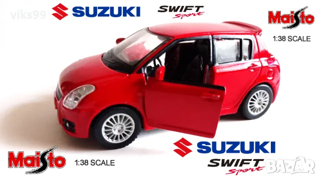 Suzuki Swift Sport Maisto - Мащаб 1:38, снимка 1 - Колекции - 49514809