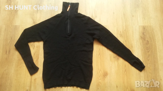 ANULLVA Hustadvika 2.0 Wool Sweater Half Zip 100% Merino Wool размер L / XL термо блуза - 2476