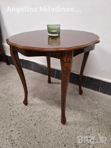 Маса с дърворезба Луи XV , снимка 2 - Маси - 53686270