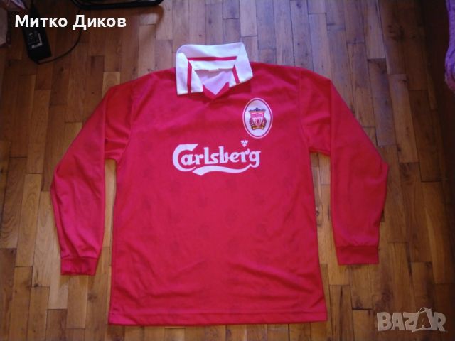 Ливърпул фенска тениска 1996-1998г №7 Мак Манаман размер Л, снимка 1 - Футбол - 45998416