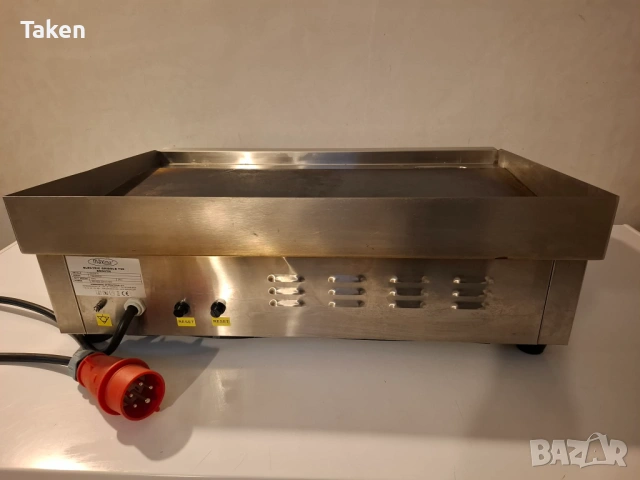 Професионална електрическа скара от неръждаема стомана гладка, снимка 4 - Обзавеждане за заведение - 53790967