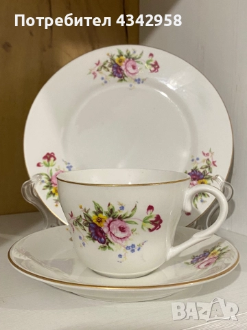 MF Design. Germany.Порцеланов комплект с цветя.