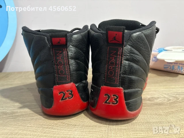 Nike Jordan 12 Retro Reverse Flu Game 2020, снимка 4 - Маратонки - 51321058