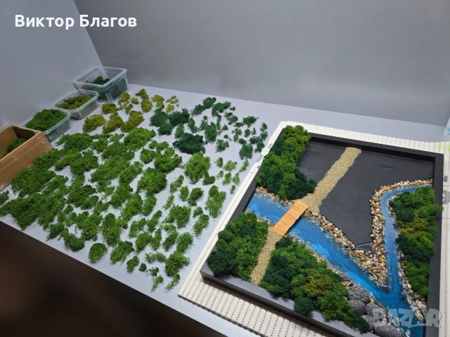 Картина от скандинавски мъх и епоксидна смола, снимка 11 - Картини - 53878637