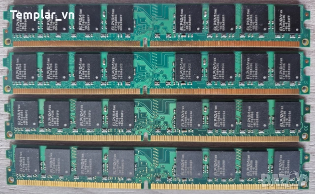 Kingston 4x2 DDR2 800 ELPIDA ICs LP Low Profile, снимка 2 - RAM памет - 54157885