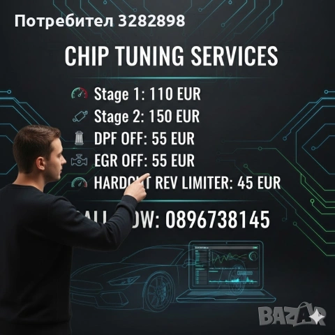 Чип тунинг на коли ремап Stage1  