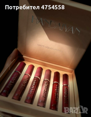 Комплект 6 броя течни матови червила, снимка 2 - Декоративна козметика - 53792343