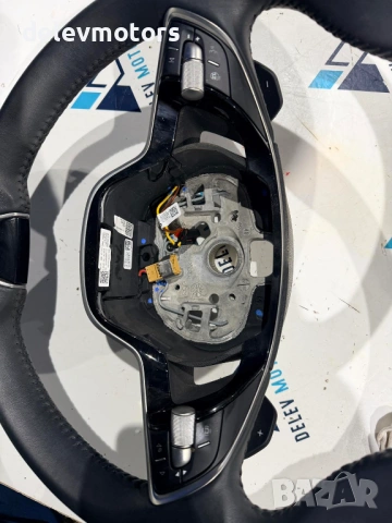 5E3419093DC кожен, мултифункционален волан от Skoda Octavia 1.5TSI, двигател DXDB/DXDE, ск. кутия ав, снимка 5 - Части - 53482709