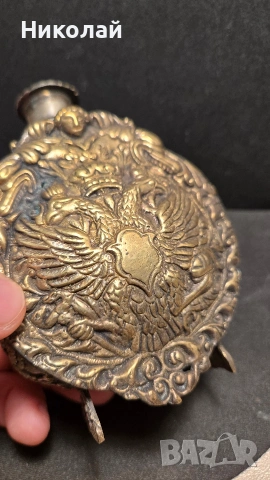 Брутник, фишеклък, барутница Русия, Руска Империя, снимка 8 - Антикварни и старинни предмети - 53939364