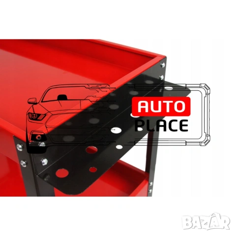 Количка за инструменти с 3 рафта и поставка за отвертки Mar-Pol, снимка 5 - Други инструменти - 53968861